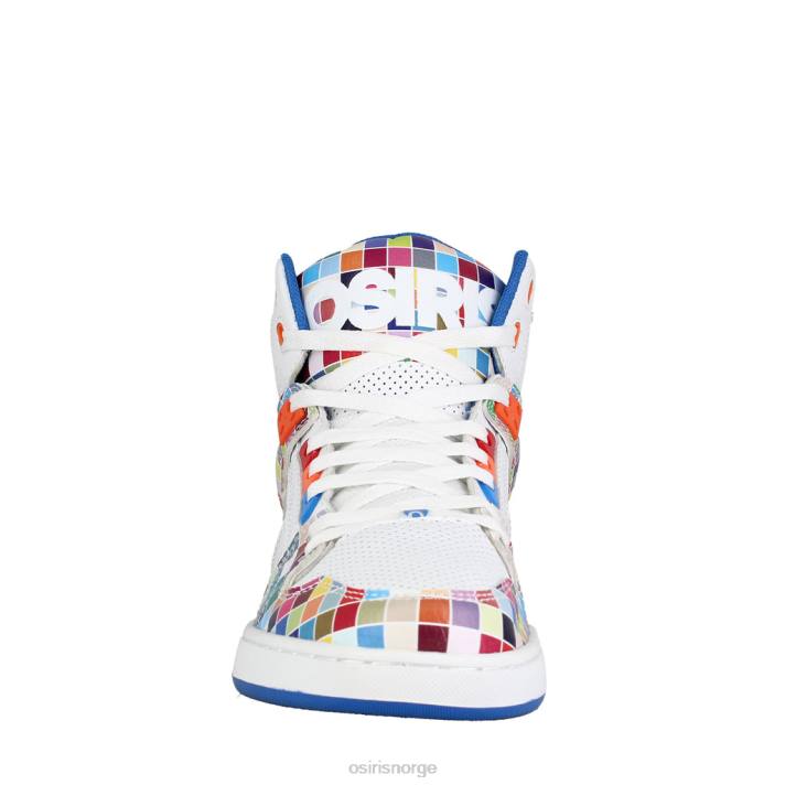 sko 4Z6T19 hvit/mosaikk nyc 83 clk Osiris unisex